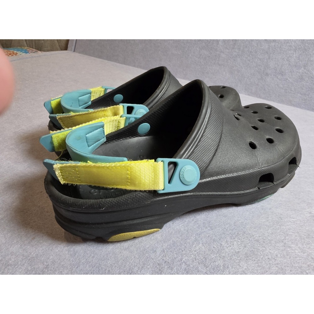 Unisex Crocs Black Clogs Sling Back Shoes Sandals Men's Size 10 Women's 12